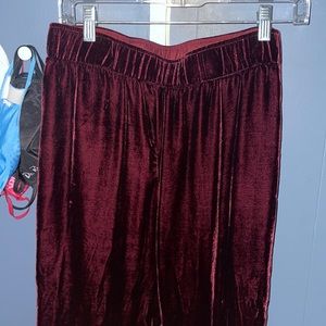 Velour pants